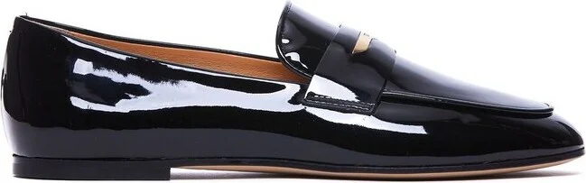 Tod's Logo Engraved Slip-On Loafers