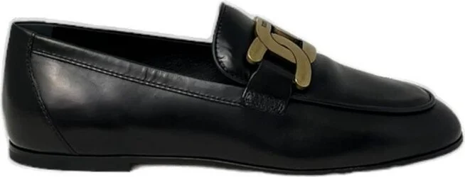 Tod's Logo Engraved Slip-On Loafers