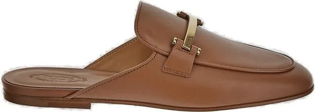 Tod's Logo Engraved Slip-On Mules