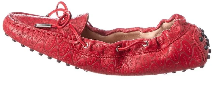 Tod's Logo Leather Loafer - Image 2
