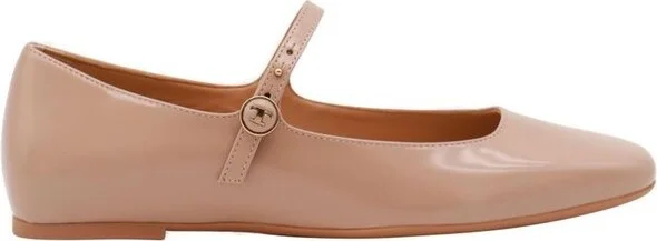 Tod's Logo Plaque Ballerina Shoes