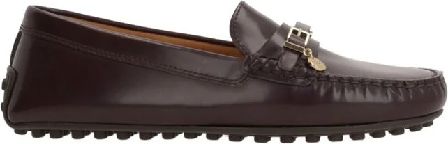 Tod's Logo Plaque Buckle Loafers