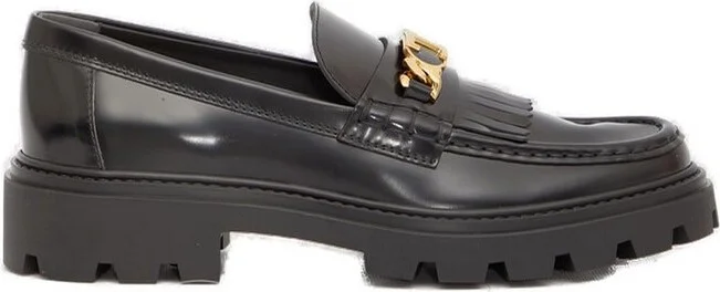 Tod's Logo Plaque Chunky Loafers