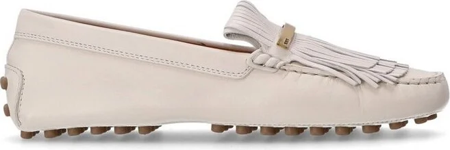 Tod's Logo Plaque Fringed Loafers