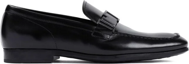 Tod's Logo Plaque Loafers