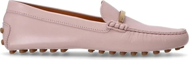 Tod's Logo Plaque Loafers