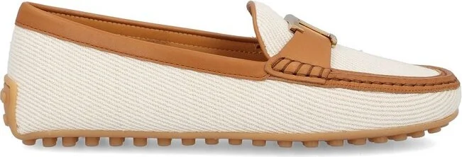 Tod's Logo Plaque Slip-On Flat Shoes