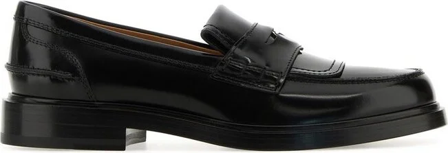 Tod's Logo-Plaque Slip-On Loafers