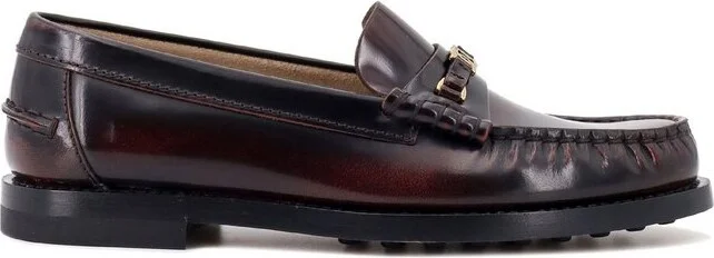 Tod's Logo Plaque Slip-On Loafers