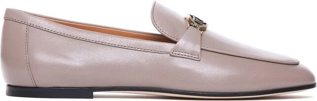 Tod's Logo-Plaque Slip-On Loafers