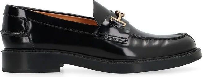 Tod's Logo-Plaque Slip-On Loafers
