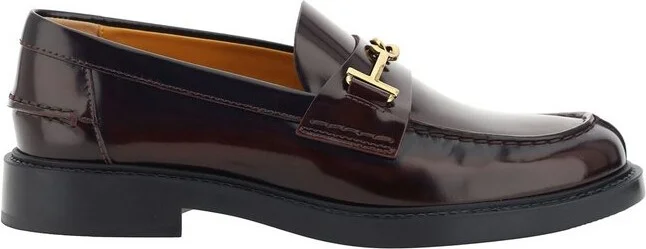 Tod's Logo-Plaque Slip-On Loafers