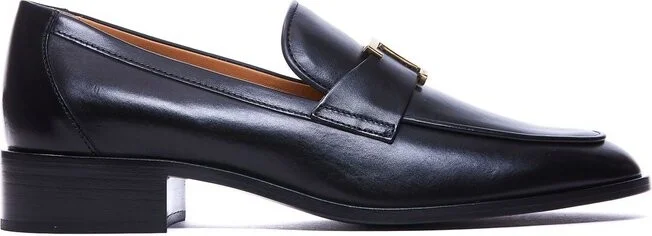 Tod's Logo Plaque Slip-On Loafers