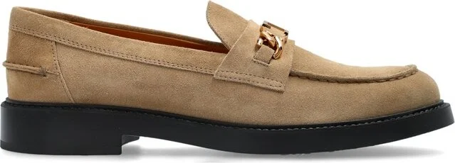 Tod's Logo-Plaque Slip-On Loafers
