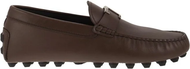 Tod's Logo-Plaque Slip-On Loafers