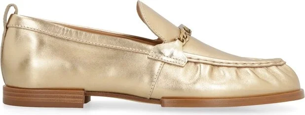 Tod's Logo Plaque Slip-On Loafers