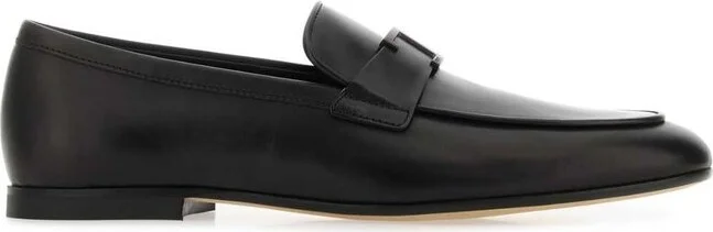 Tod's Logo Plaque Slip-On Loafers