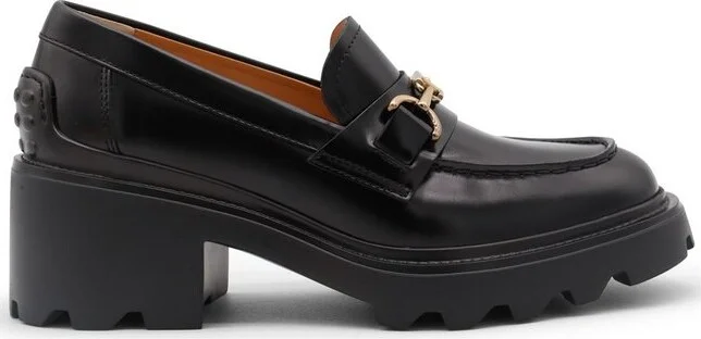 Tod's Logo Plauqe Slip-On Loafers