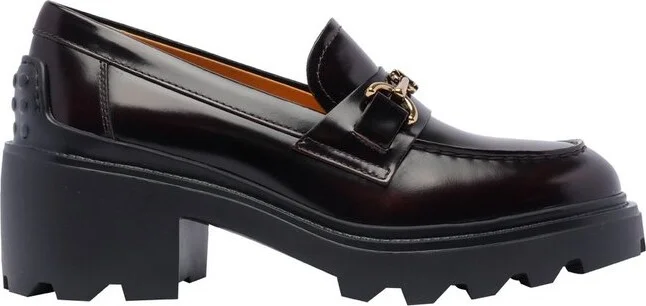 Tod's Logo Plauqe Slip-On Loafers