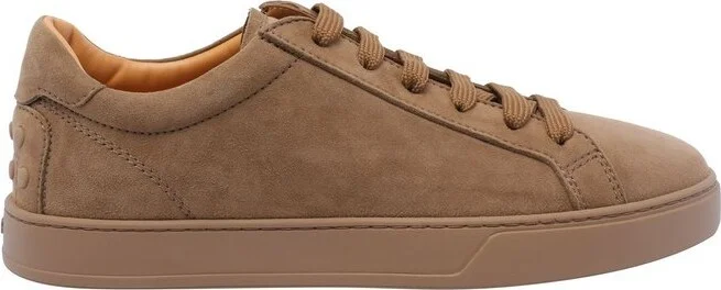 Tod's Logo Printed Round Toe Sneakers