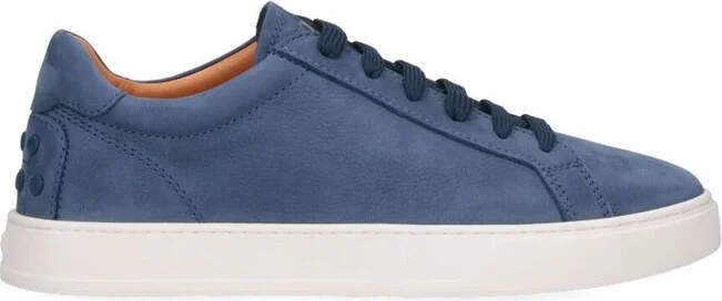 Tod's Logo Stamped Lace Up Sneakers