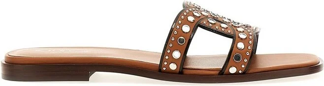 Tod's Maxi Catena Stud-Embellished Sandals