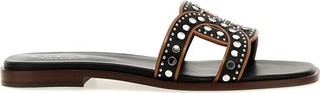 Tod's Maxi Catena Stud-Embellished Sandals