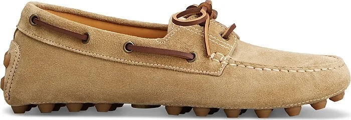 Tod's Men's Boat Gommino Bubble Loafers in Suede