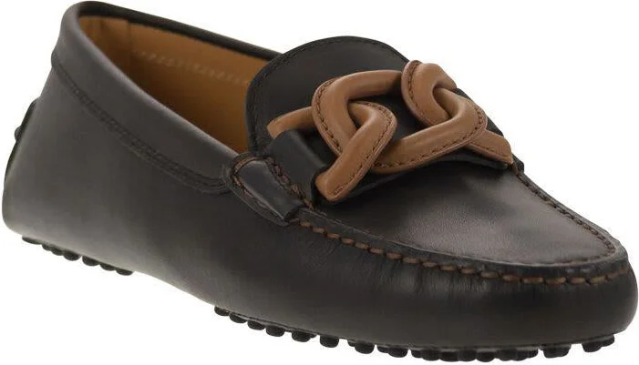 Tod'S Moccasin With Leather Chain - Image 2