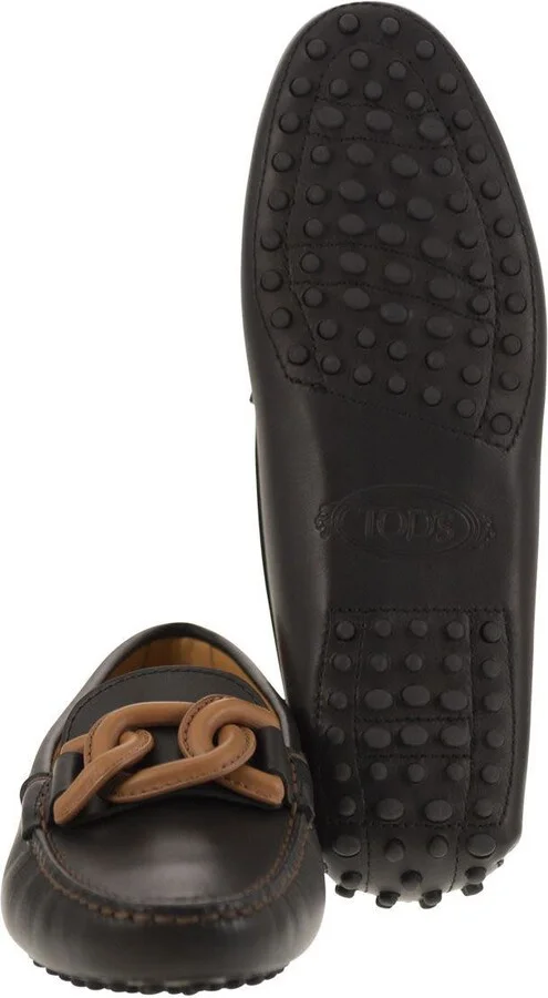 Tod'S Moccasin With Leather Chain - Image 5