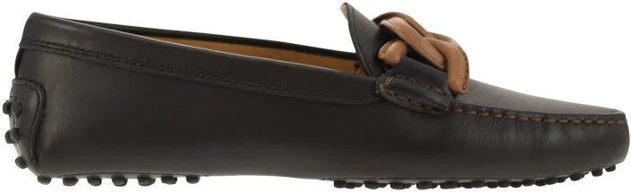 Tod'S Moccasin With Leather Chain
