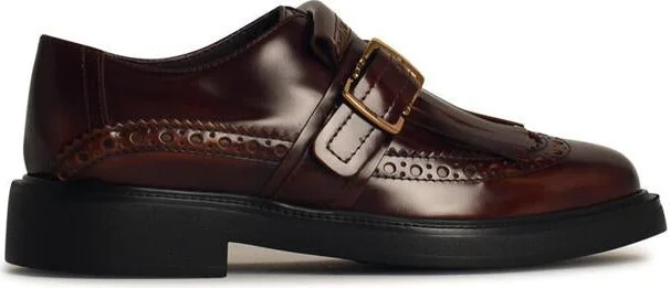 Tod'S 'Monkstrao' Brown Leather Scarpa