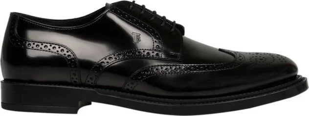 Tod's Monogram Detailed Lace-Up Derby Shoes