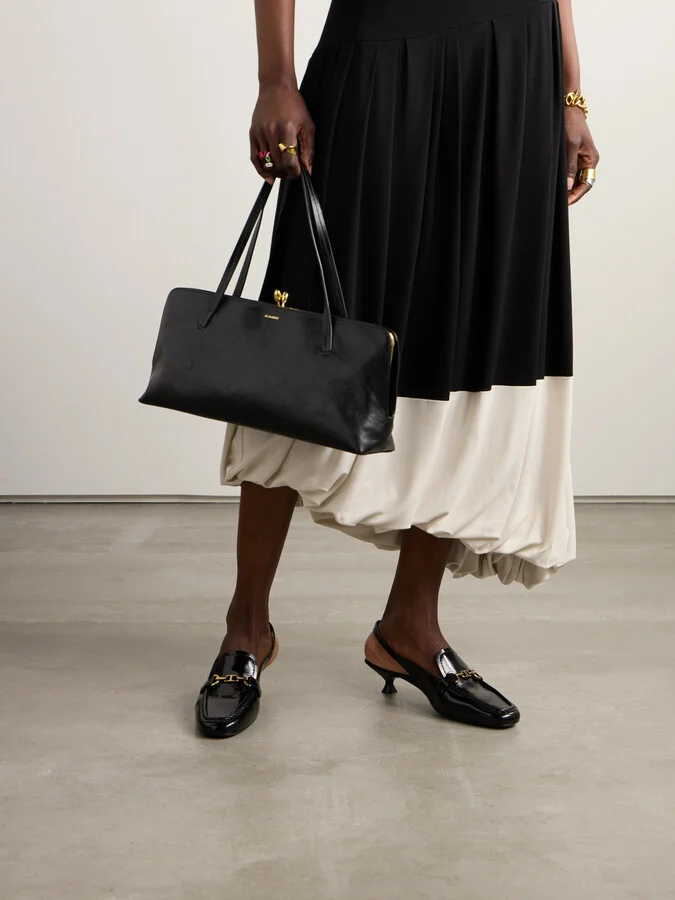 Tod's - Morsetto Embellished Patent-leather Slingback Pumps - Black - Image 2