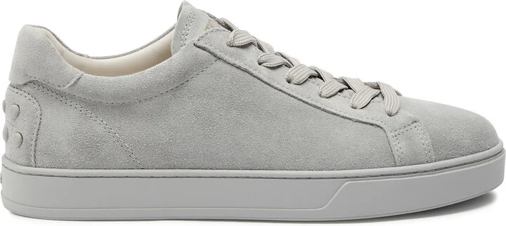 Tods Panelled Suede Sneakers