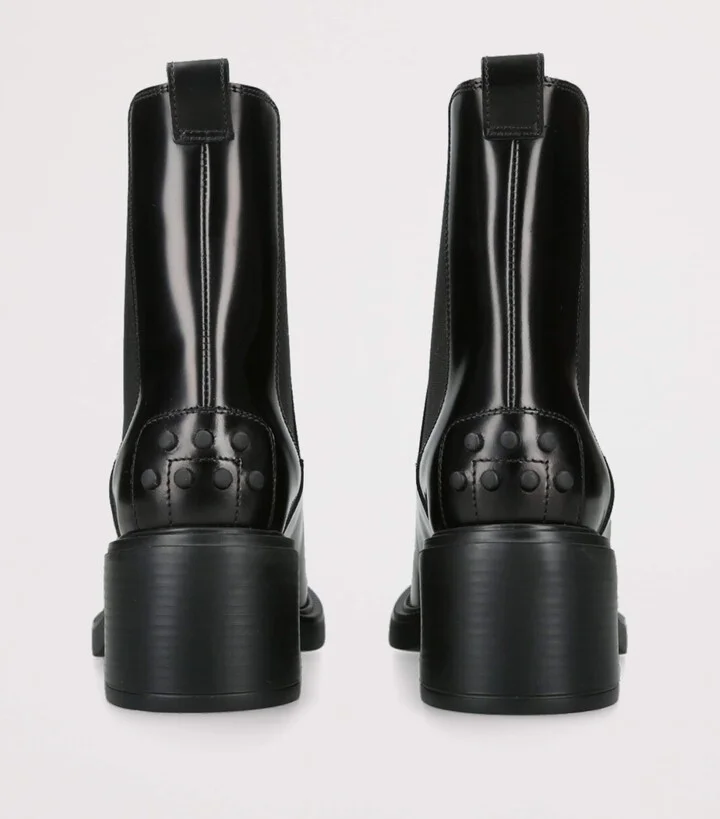 Tod's Patent Leather Ankle Boots 55 - Image 2