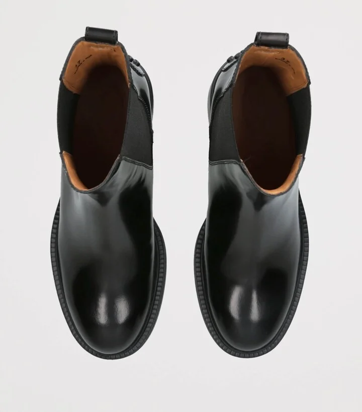 Tod's Patent Leather Ankle Boots 55 - Image 4