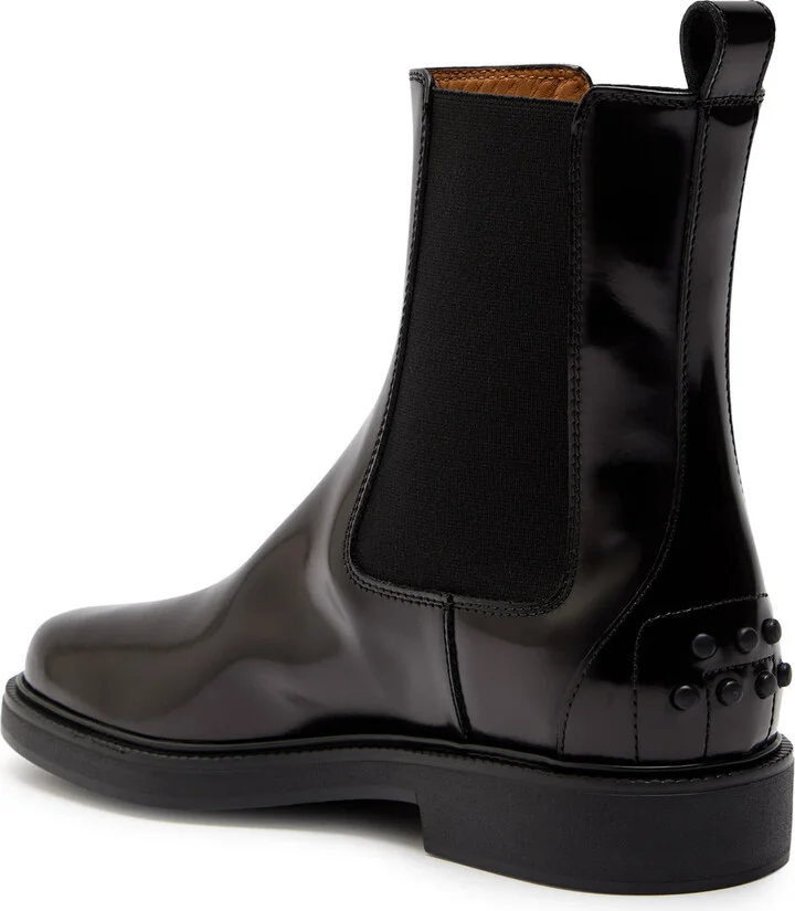 Tods Patent Leather Chelsea Boots - Image 2