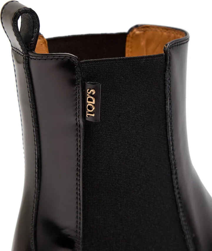 Tods Patent Leather Chelsea Boots - Image 4