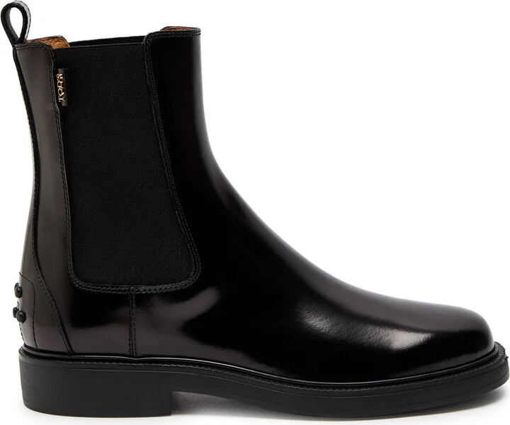 Tods Patent Leather Chelsea Boots