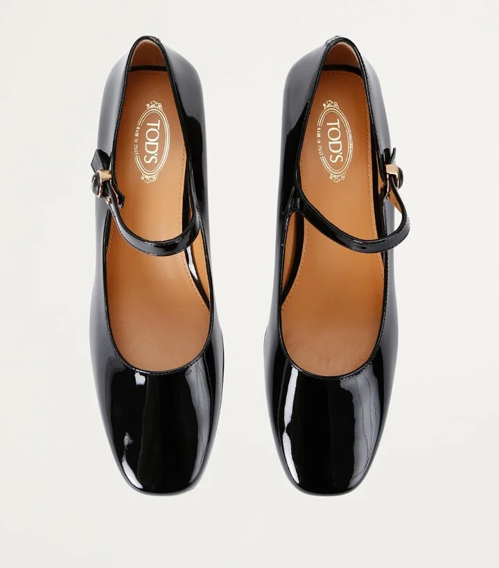 Tod's Patent Leather Cuoio Pumps 50 - Image 4