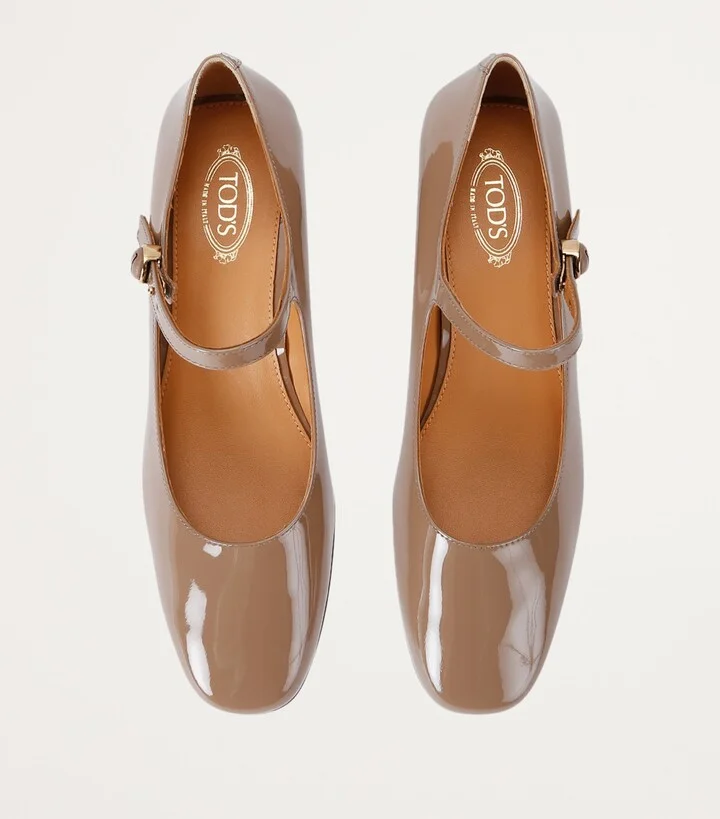 Tod's Patent Leather Cuoio Pumps - Image 4