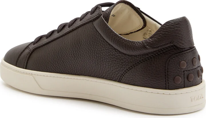 Tods Pebbled Leather Sneakers - Image 2