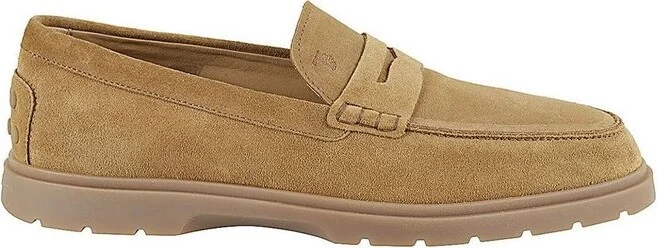 Tod's Penny Logo-Embossed Loafers