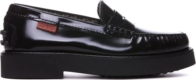 Tod's Penny-Slot Round Toe Loafers
