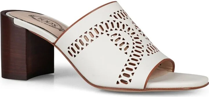 Tod'S Perforated Mules Shoes - Image 3
