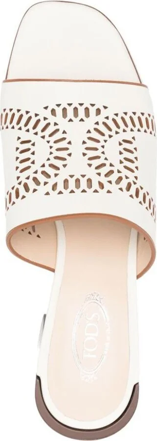 Tod'S Perforated Mules Shoes - Image 7
