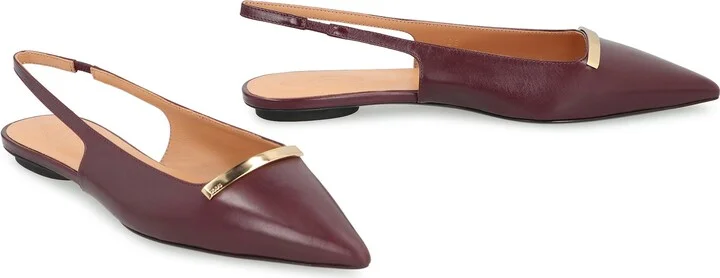 Tod'S Pointy-Toe Slingback Ballet Flats - Image 3