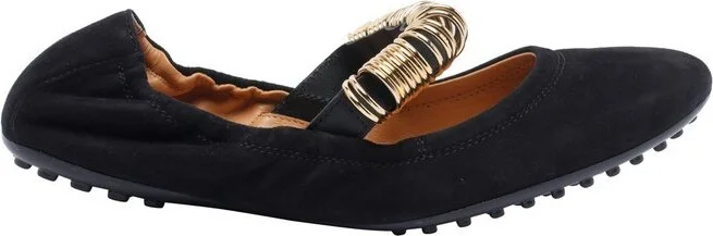 Tod's Ring Embellished Ballerinas
