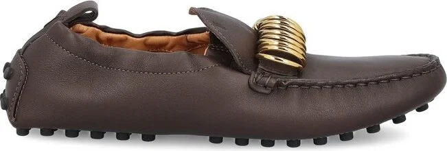 Tod's Ring Embellished Slip-On Loafers